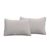 Lightweight Cotton Linen White Reversible 3-PC Quilt Set