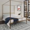 Canopy Bed Frame with Headboard and Footboard