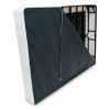 Metal Boxspring Mattress Foundation with Jacquard Cover
