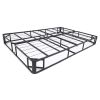 Metal Boxspring Mattress Foundation with Jacquard Cover