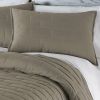 Modern Brick Stitch Microfiber Reversible Comforter Set