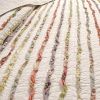 100% Cotton 3-Piece Oversized Quilt Set with Ruffle Stripes
