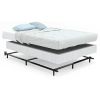 9-Leg Metal Bed Frame with Headboard Brackets 3,000 lbs. Max Weight Limit