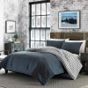 100% Cotton Reverse Plaid Comforter Set