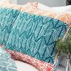 Cotton 3 Piece Reversible Floral Damask Quilt Set