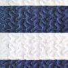 Nautical Stripped/Anchors Reversible Microfiber Quilt Set