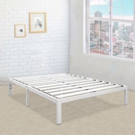 Heavy Duty Metal Platform Bed Frame (size: Queen)