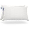 Set of 2 Shredded Memory Foam Pillows with Luxury Bamboo Breathable Cover