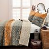 Floral Birds Reversible 3 Piece Quilt Set