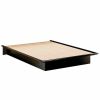 Modern Platform Bed Frame in Black Finish