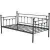 Classic Black Metal Daybed Frame