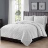Polyester Microfiber Reversible Diamond Quilt Set