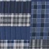 100-Percent Cotton Reversible 3 Piece Patchwork Quilt Set