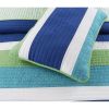 Striped 100-Percent Cotton Quilt Set