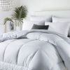 All Seasons Soft White Polyester Down Alternative Comforter
