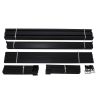 Study Black Metal Platform Bed Frame - No Box-Springs Needed
