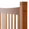 Farmhouse Style Solid Wood Platform Bed Frame with Headboard