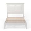 Traditional Solid Oak Wooden Platform Bed Frame with Headboard