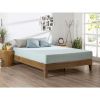 Solid Wood Platform Bed Frame in Pine Finish